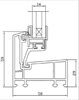 Kellerfenster weiss 60 x 30 cm Isolierverglasung 3.3 incl. Schutzgitter, Insektenschutz, 4 Fensterbauschrauben, Fensterkeile